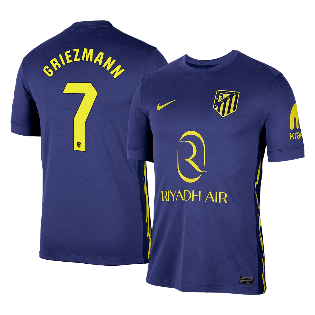 Maglia Replica Atletico Madrid Trasferta GRIEZMANN #7 Uomo 2025/26