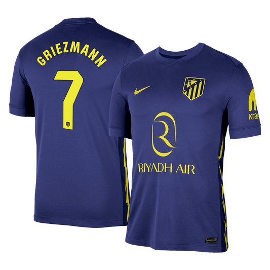 Maglia Replica Atletico Madrid Trasferta GRIEZMANN #7 Uomo 2025/26