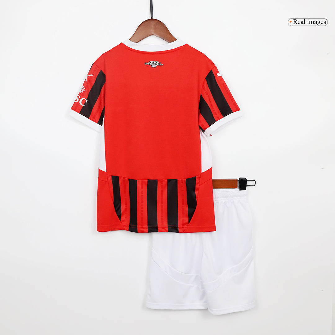 Completo Bambino AC Milan Casa 2024/25 - 2 Pezzi
