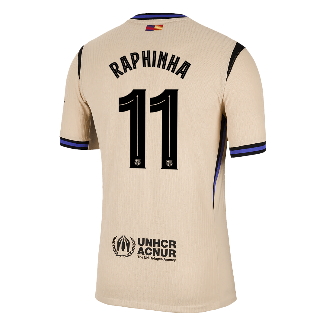 Maglia Gara Barcelona Trasferta RAPHINHA #11 Uomo 2025/26