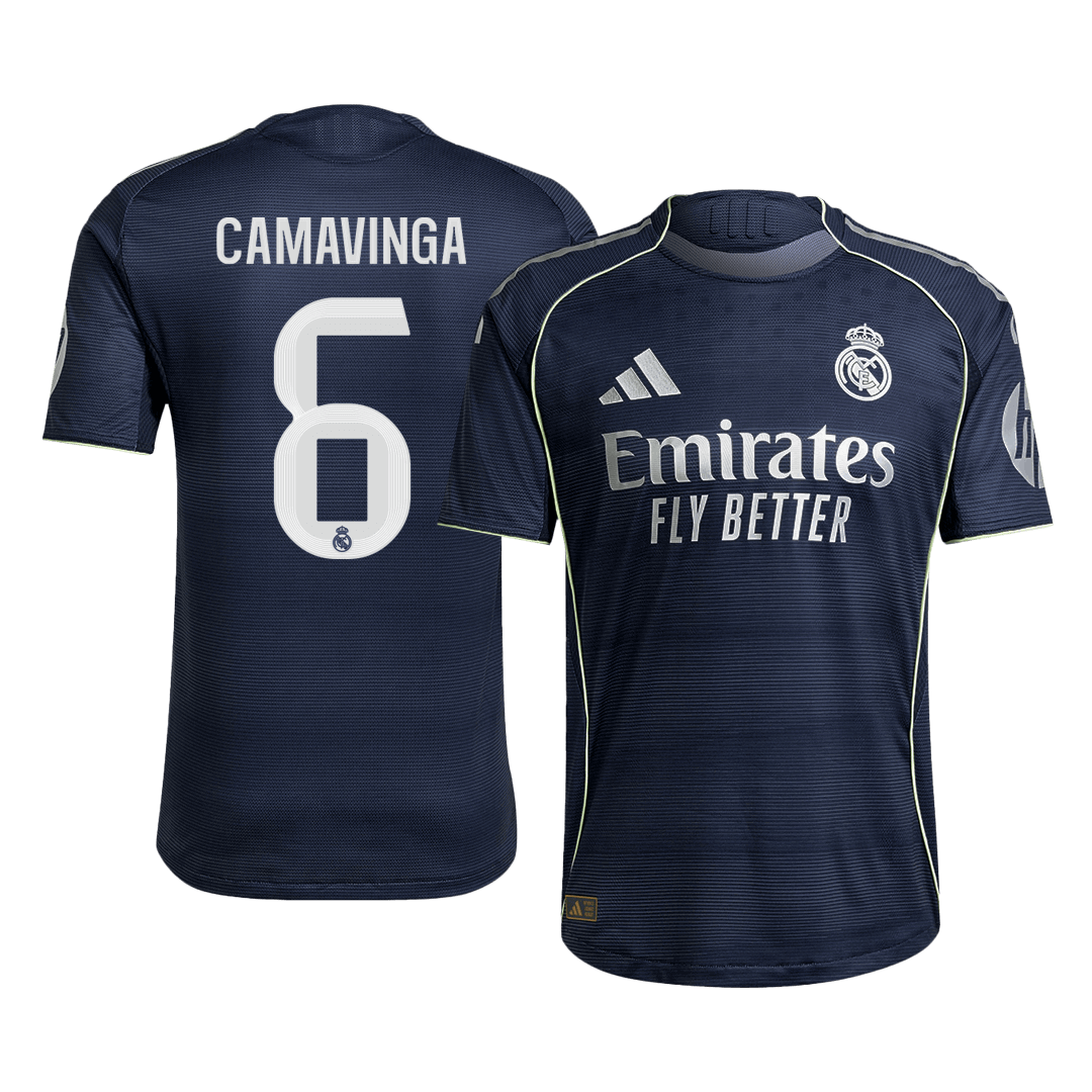 Maglia Gara Real Madrid Trasferta CAMAVINGA #6 Uomo 2025/26