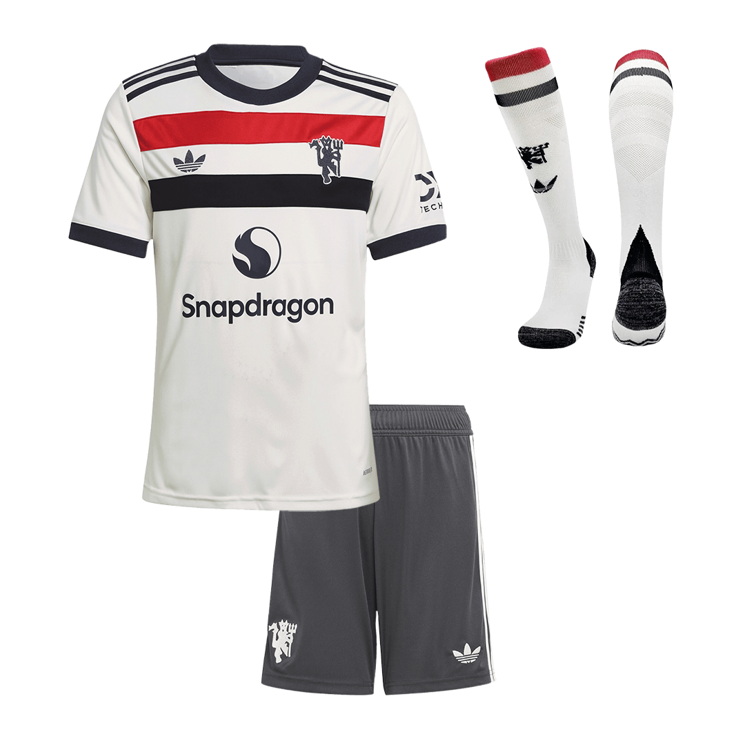 Kit Completo Bambino Manchester United Terza 2024/25 - 3 Pezzi