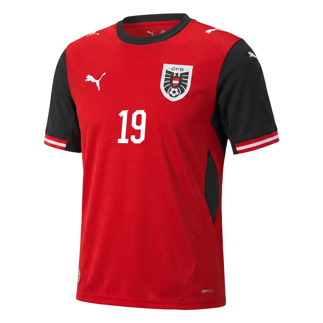 Maglia Replica Austria Casa BAUMGARTNER #19 Uomo 2026
