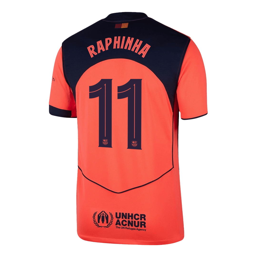 Maglia Replica Barcelona Terza RAPHINHA #11 Uomo 2025/26
