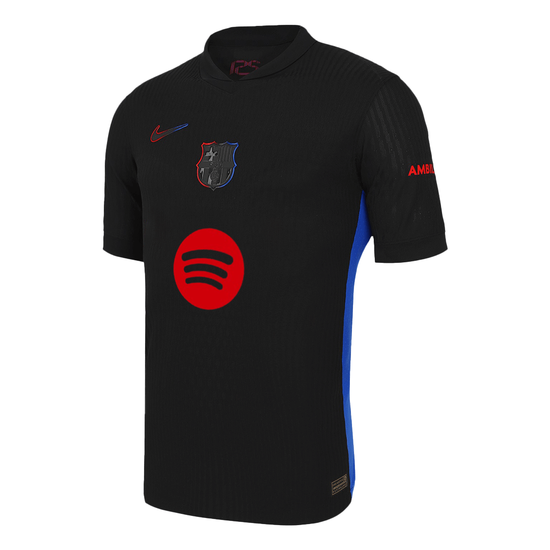 Maglia Gara Barcelona Trasferta LAMINE YAMAL #19 Uomo 2024/25 - Spotify Logo Without Text