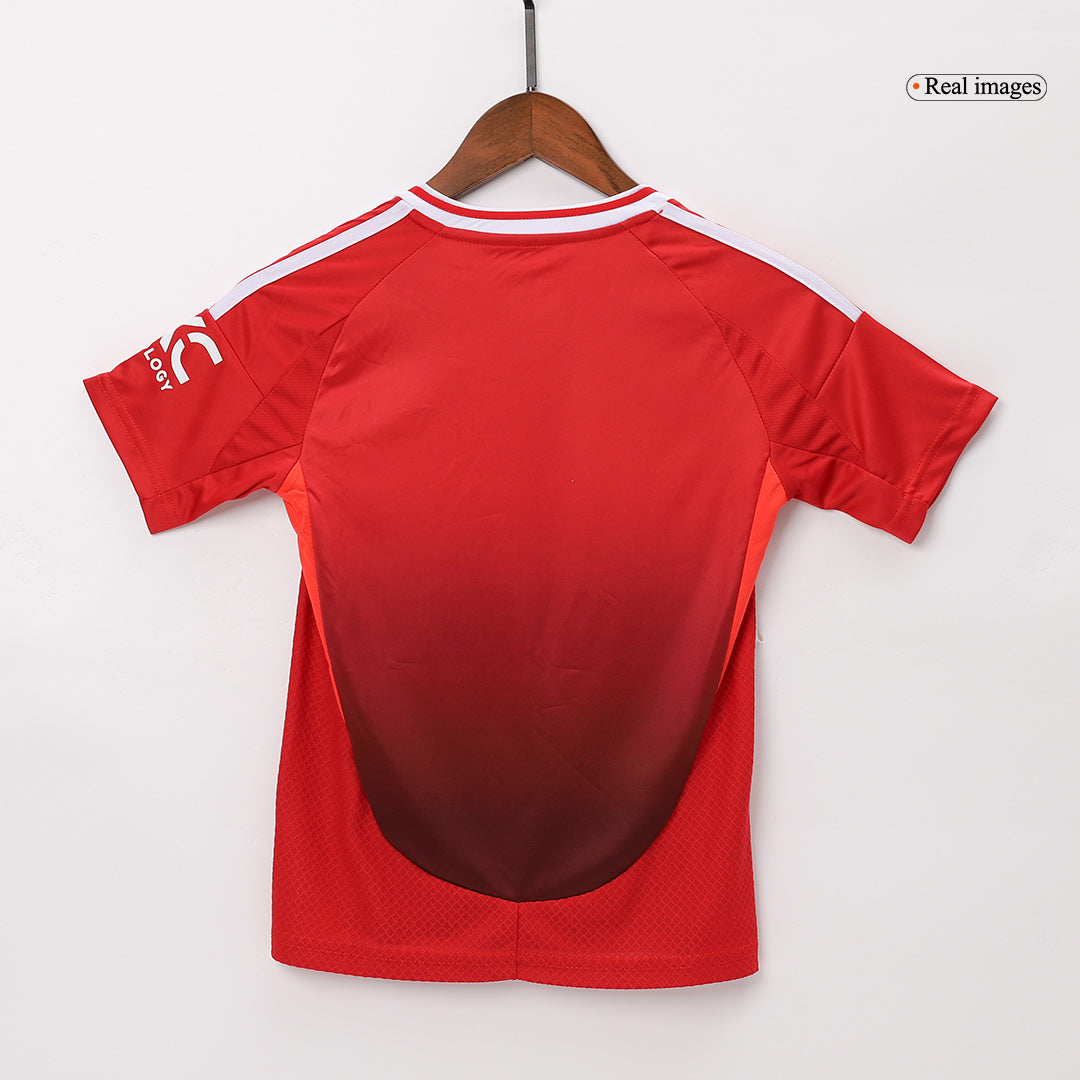 Completo Bambino Manchester United Casa 2024/25 - 2 Pezzi