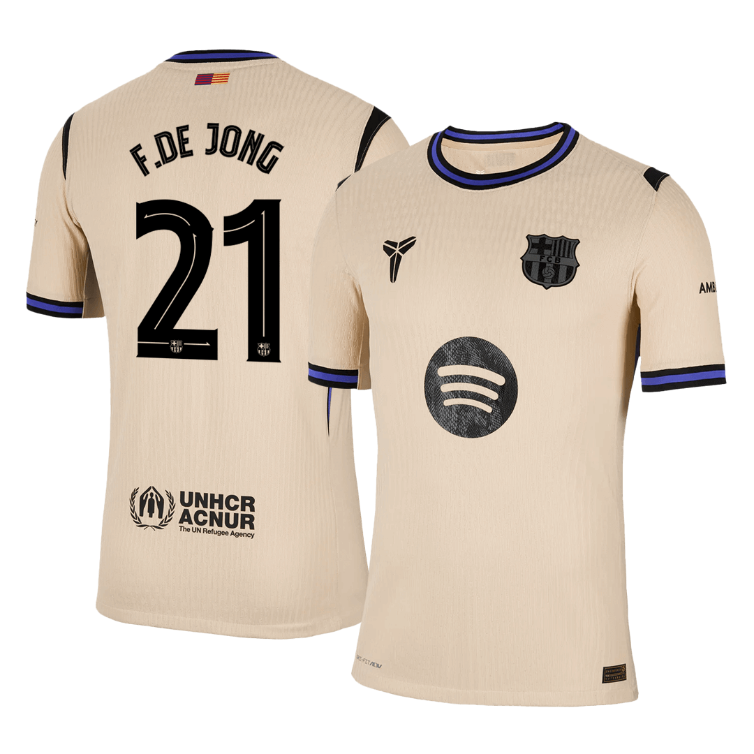 Maglia Gara Barcelona Trasferta F.DE JONG #21 Uomo 2025/26