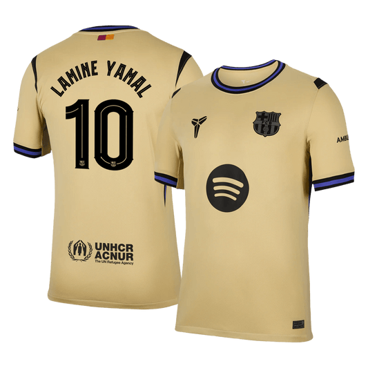 Maglia Replica Barcelona Trasferta LAMINE YAMAL #10 Uomo 2025/26 - UCL