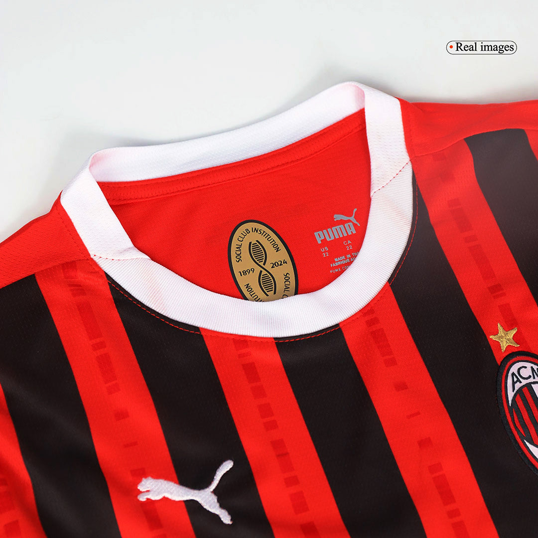Completo Bambino AC Milan Casa 2024/25 - 2 Pezzi