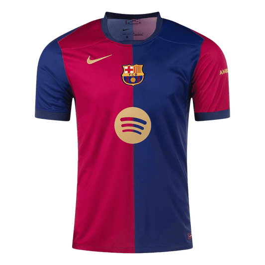 Maglia Replica Barcelona Casa Uomo 2024/25 - Spotify Logo Without Text