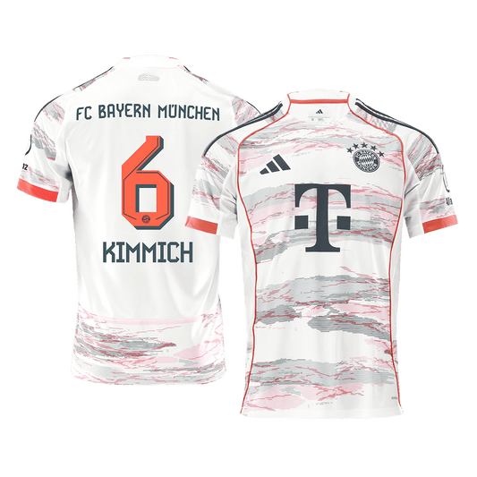 Maglia Replica Bayern Munich Trasferta KIMMICH #6 Uomo 2025/26