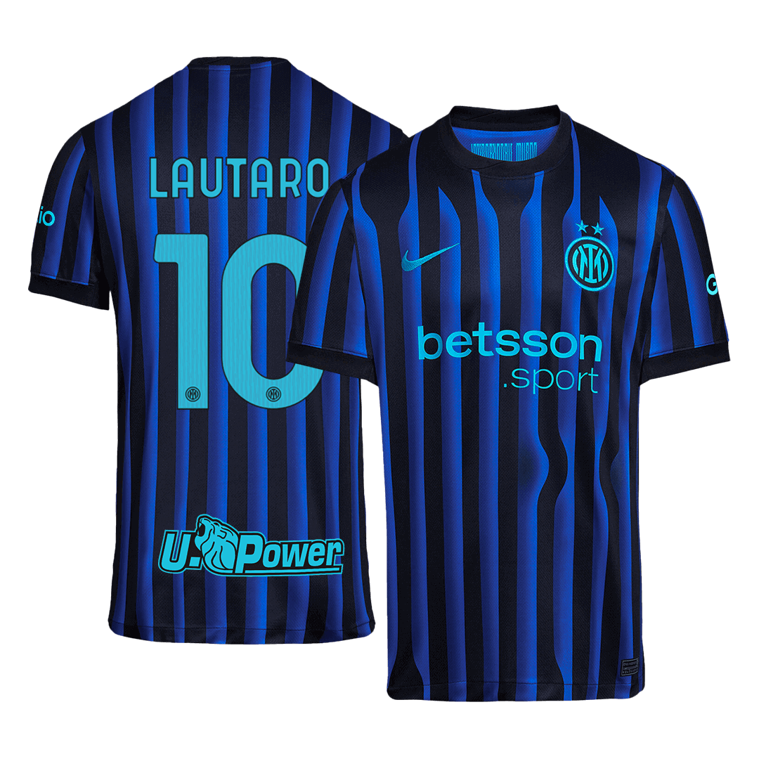 Maglia Replica Inter Milan Casa LAUTARO #10 Uomo 2025/26