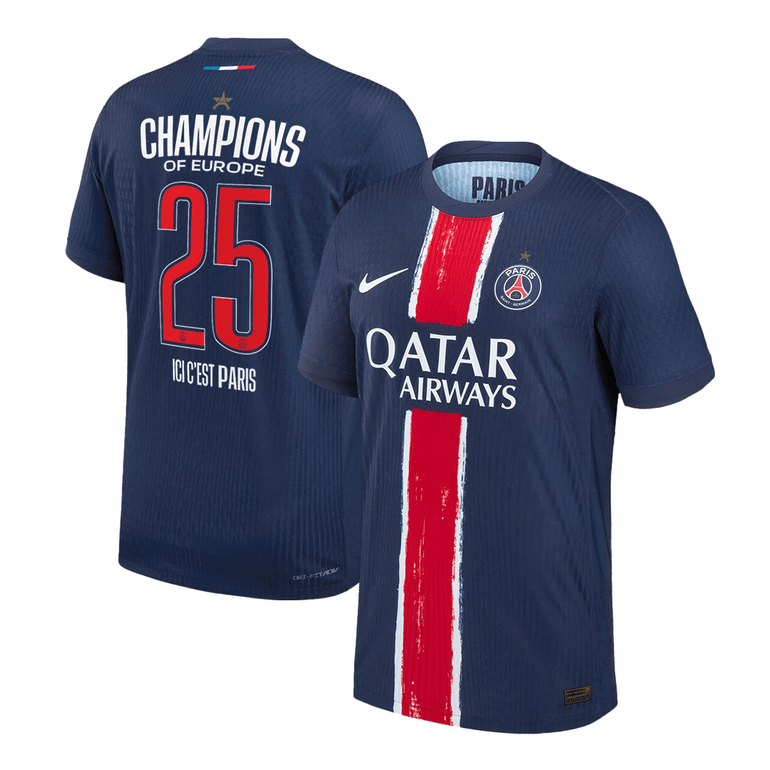 Maglia Gara PSG CHAMPIONS #25 Casa Uomo 2024/25 - UCL