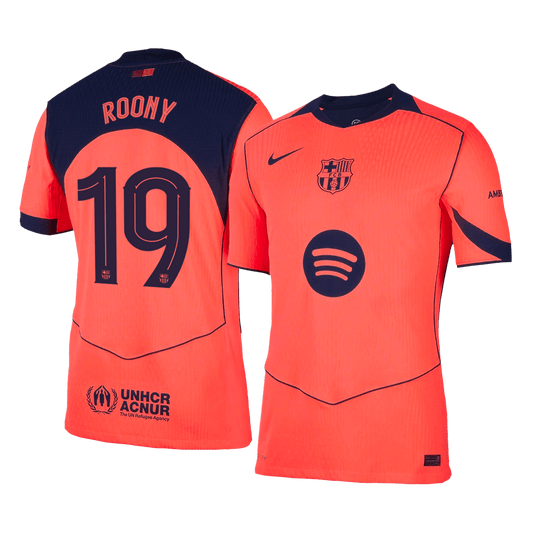 Maglia Gara Barcelona Terza ROONY #19 Uomo 2025/26