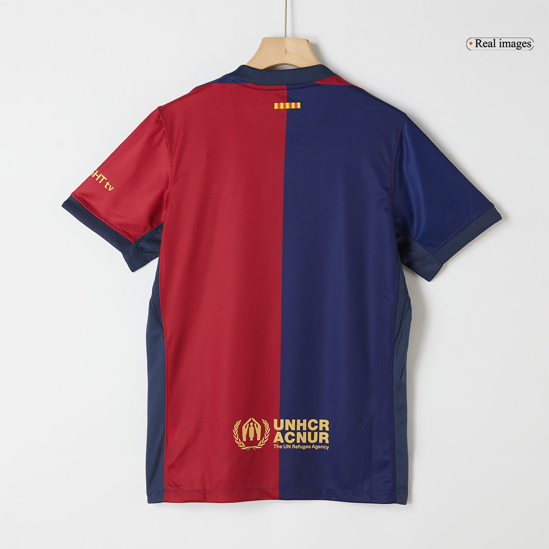 Maglia Replica Barcelona Casa Uomo 2024/25 - Spotify Logo Without Text