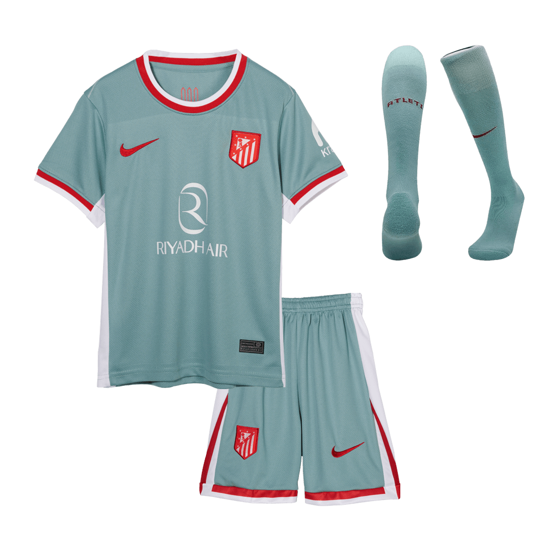 Kit Completo Bambino Atletico Madrid Trasferta 2024/25 - 3 Pezzi