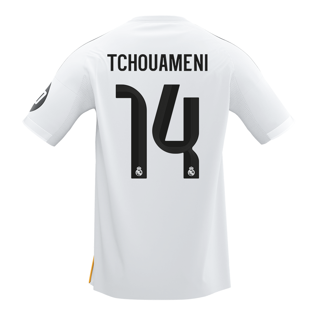 Maglia Replica Real Madrid Casa TCHOUAMENI #14 Uomo 2025/26