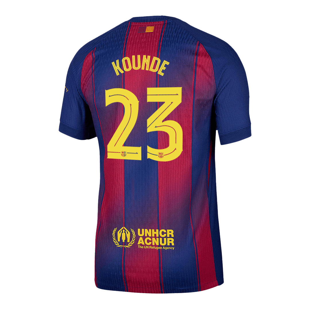 Maglia Gara Barcelona Casa KOUNDE #23 Uomo 2025/26