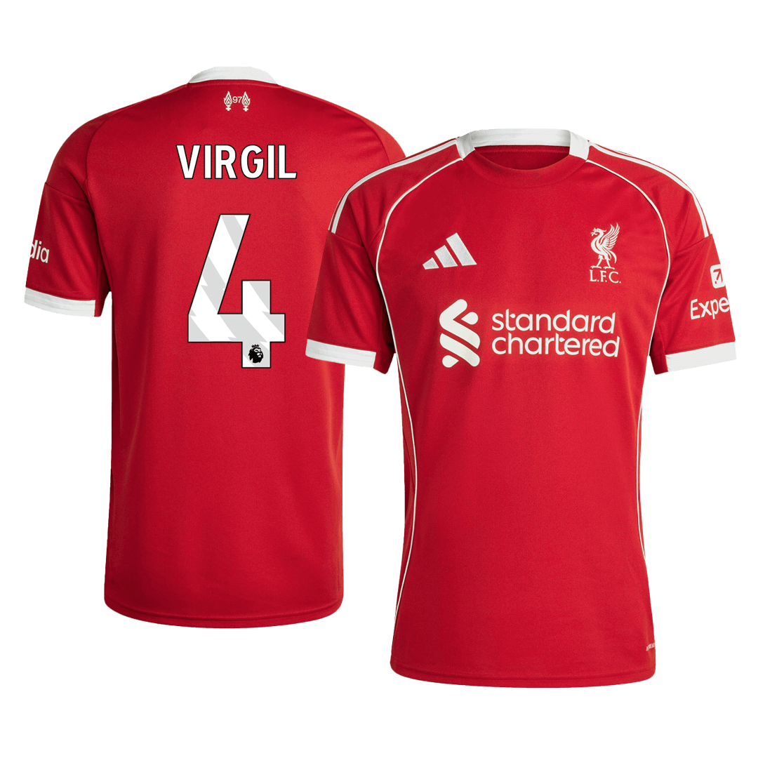 Maglia Replica Liverpool Casa VIRGIL #4 Uomo 2025/26