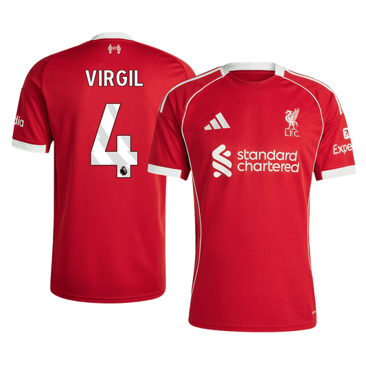 Maglia Replica Liverpool Casa VIRGIL #4 Uomo 2025/26