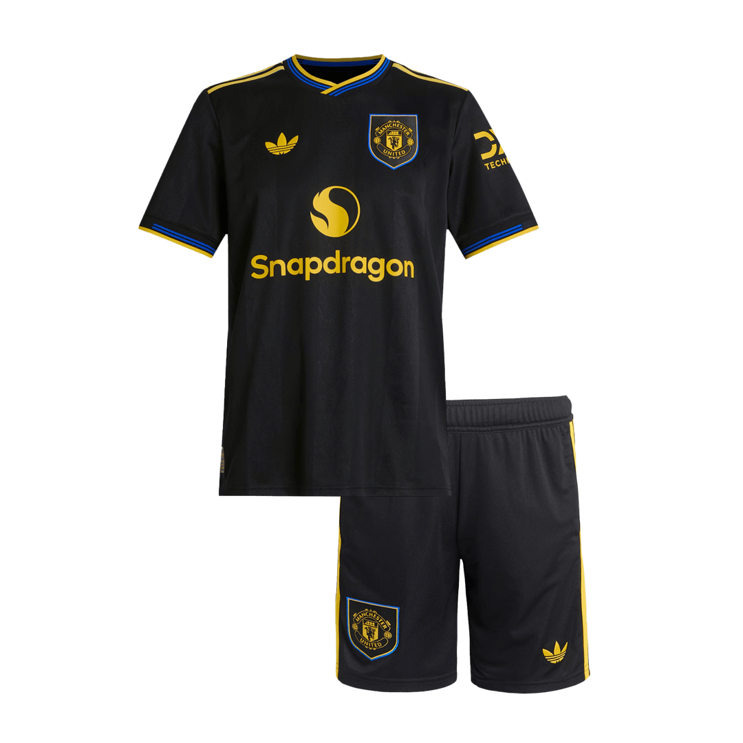 Completo Bambino Manchester United Terza 2025/26 - 2 Pezzi