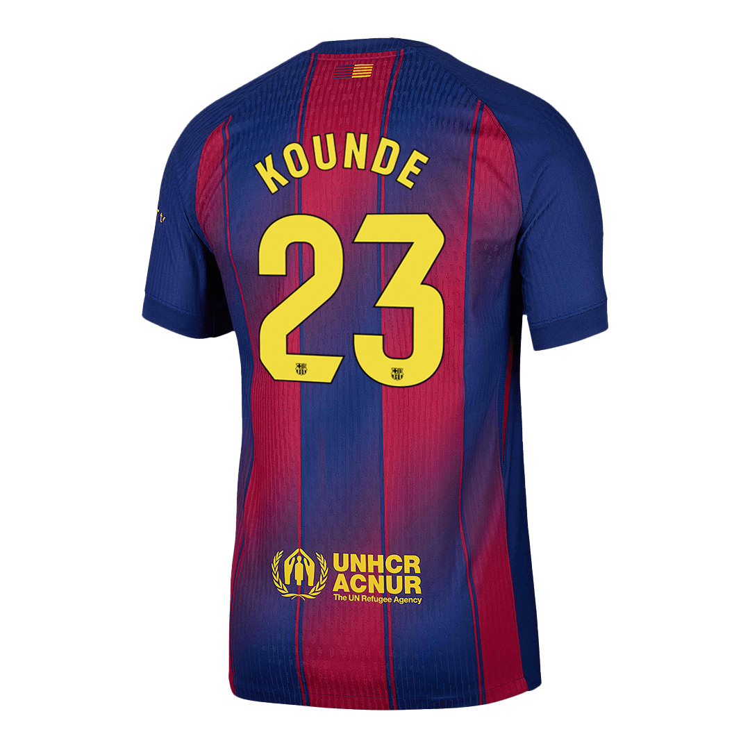 Maglia Gara Barcelona Casa KOUNDE #23 Uomo 2025/26