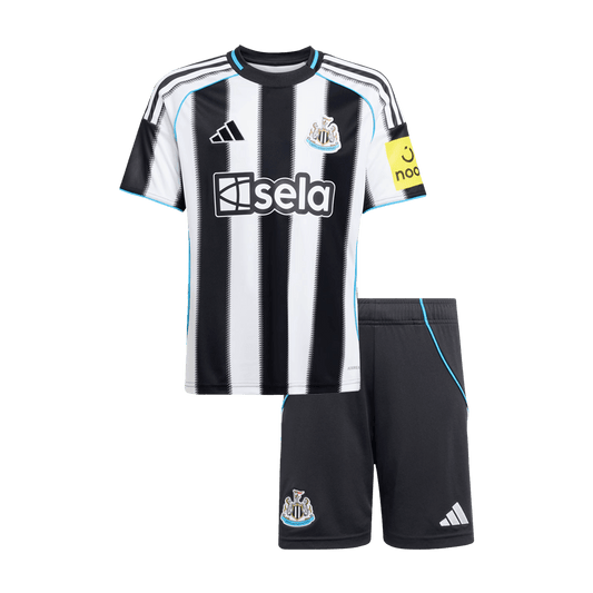 Base Kit Bambino Newcastle United Casa 2025/26 - 2 Pezzi