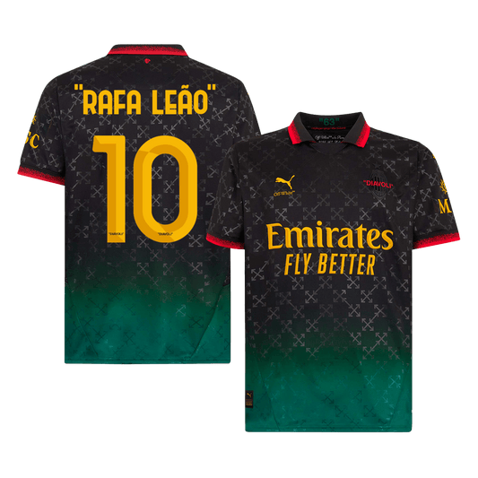 Maglia Replica AC Milan Quarta RAFA LEÃO #10 Uomo 2024/25