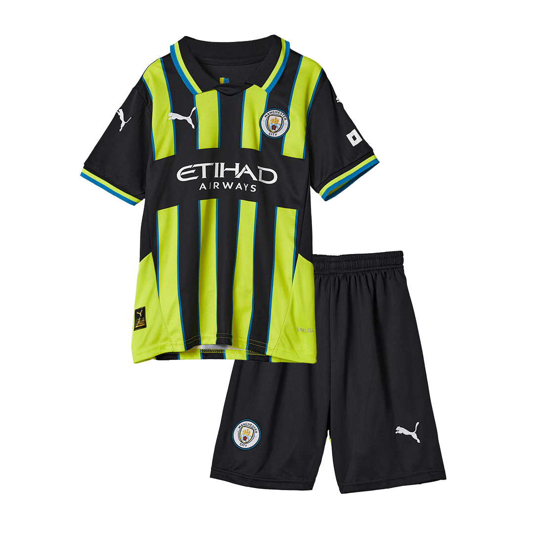 Completo Bambino Manchester City Trasferta 2024/25 - 2 Pezzi