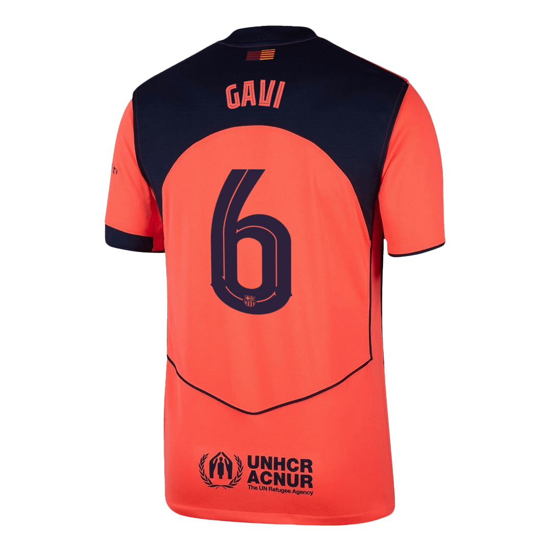 Maglia Replica Barcelona Terza GAVI #6 Uomo 2025/26