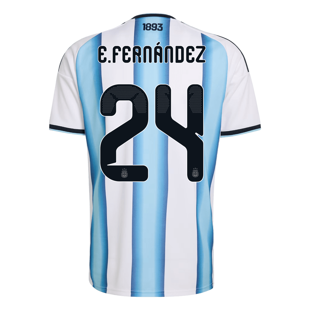 Maglia Replica Argentina Casa E. FERNÁNDEZ #24 Uomo Mondiali 2026