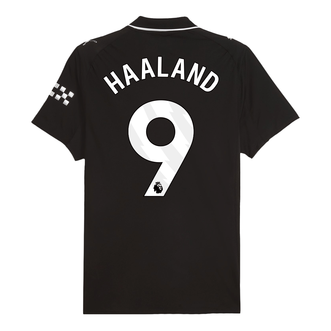 Maglia Gara Manchester City Trasferta HAALAND #9 Uomo 2025/26