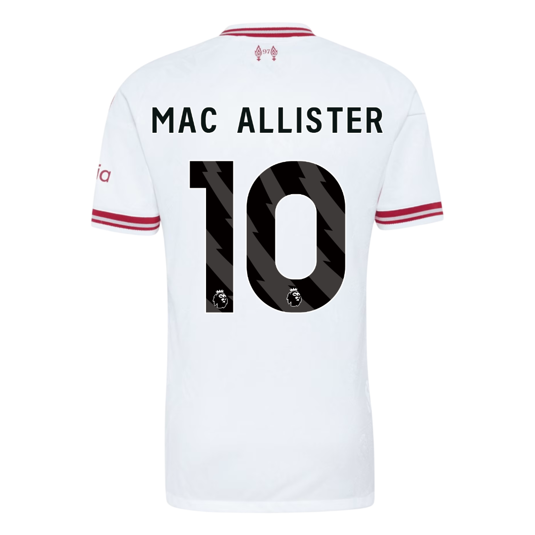 Maglia Gara Liverpool Trasferta MAC ALLISTER #10 Uomo 2026/27