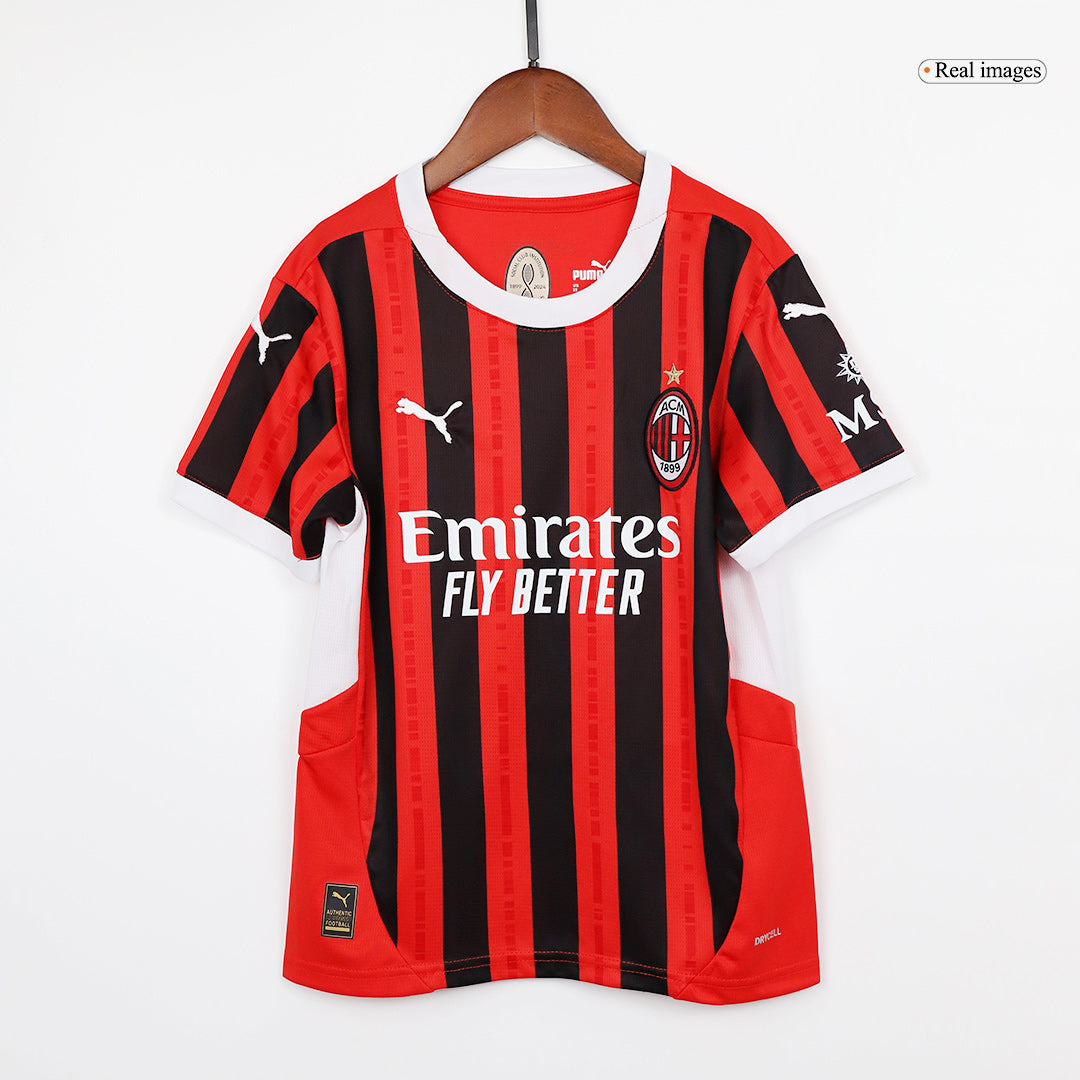Completo Bambino AC Milan Casa 2024/25 - 2 Pezzi