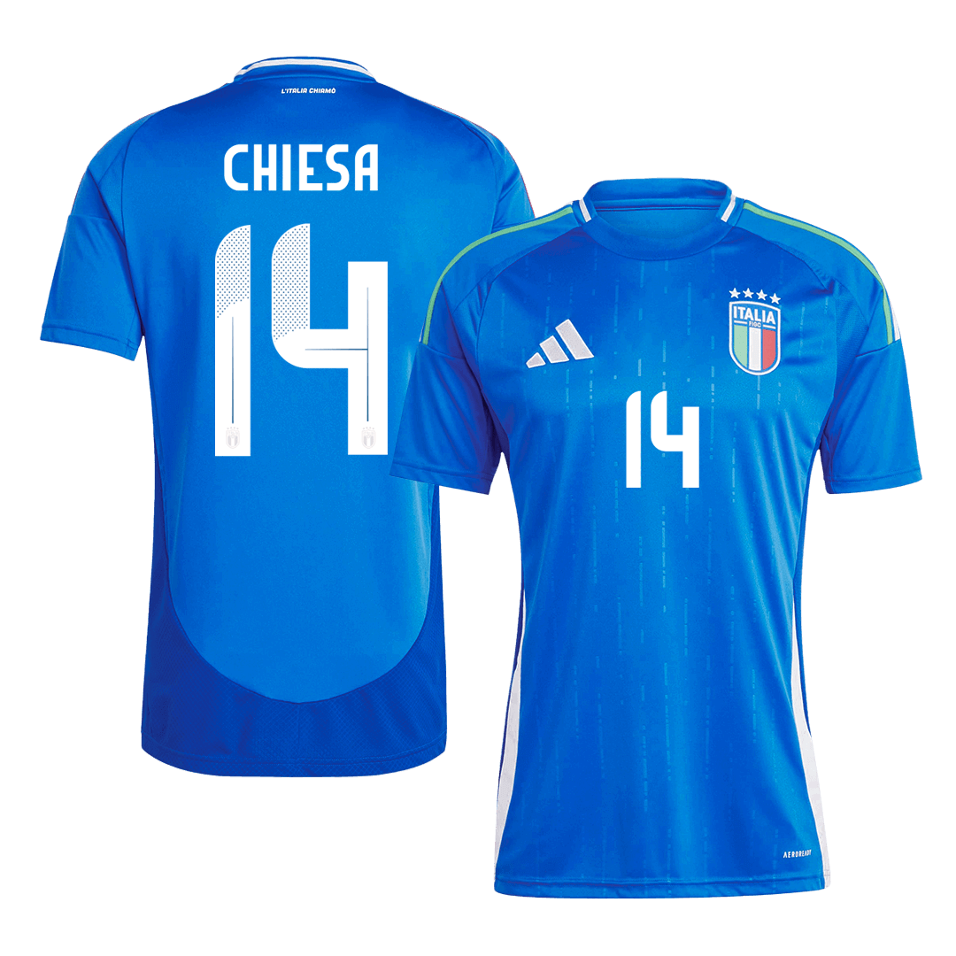 Maglia Replica Italy Casa CHIESA #14 Uomo 2024