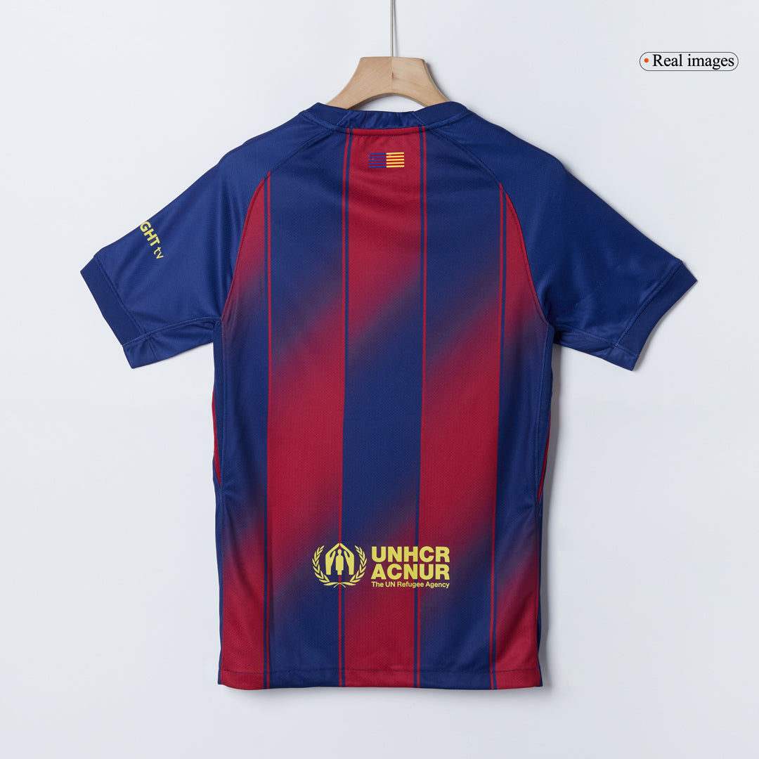 Maglia Replica Barcelona Casa LAMINE YAMAL #10 Uomo 2025/26