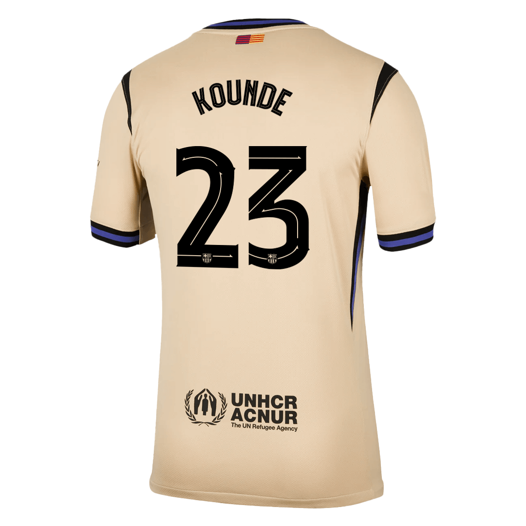 Maglia Replica Barcelona Trasferta KOUNDE #23 Uomo 2025/26