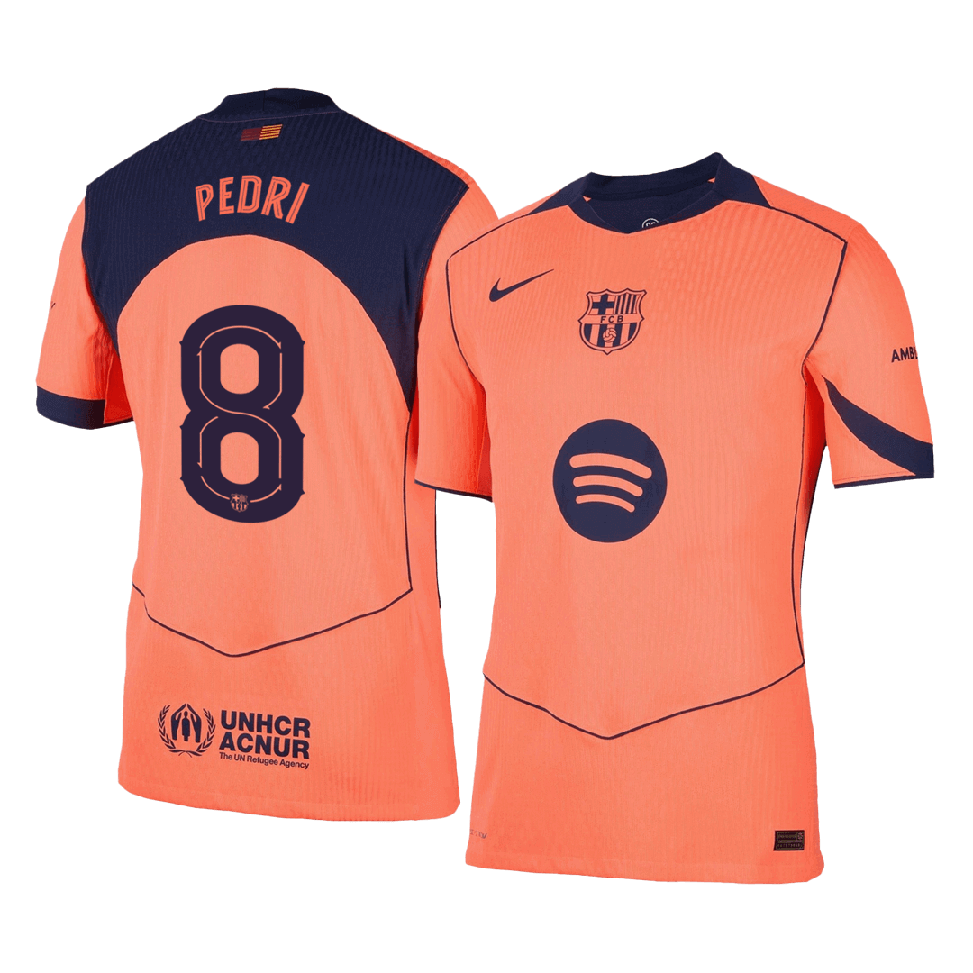 Maglia Gara Barcelona Terza PEDRI #8 Uomo 2025/26