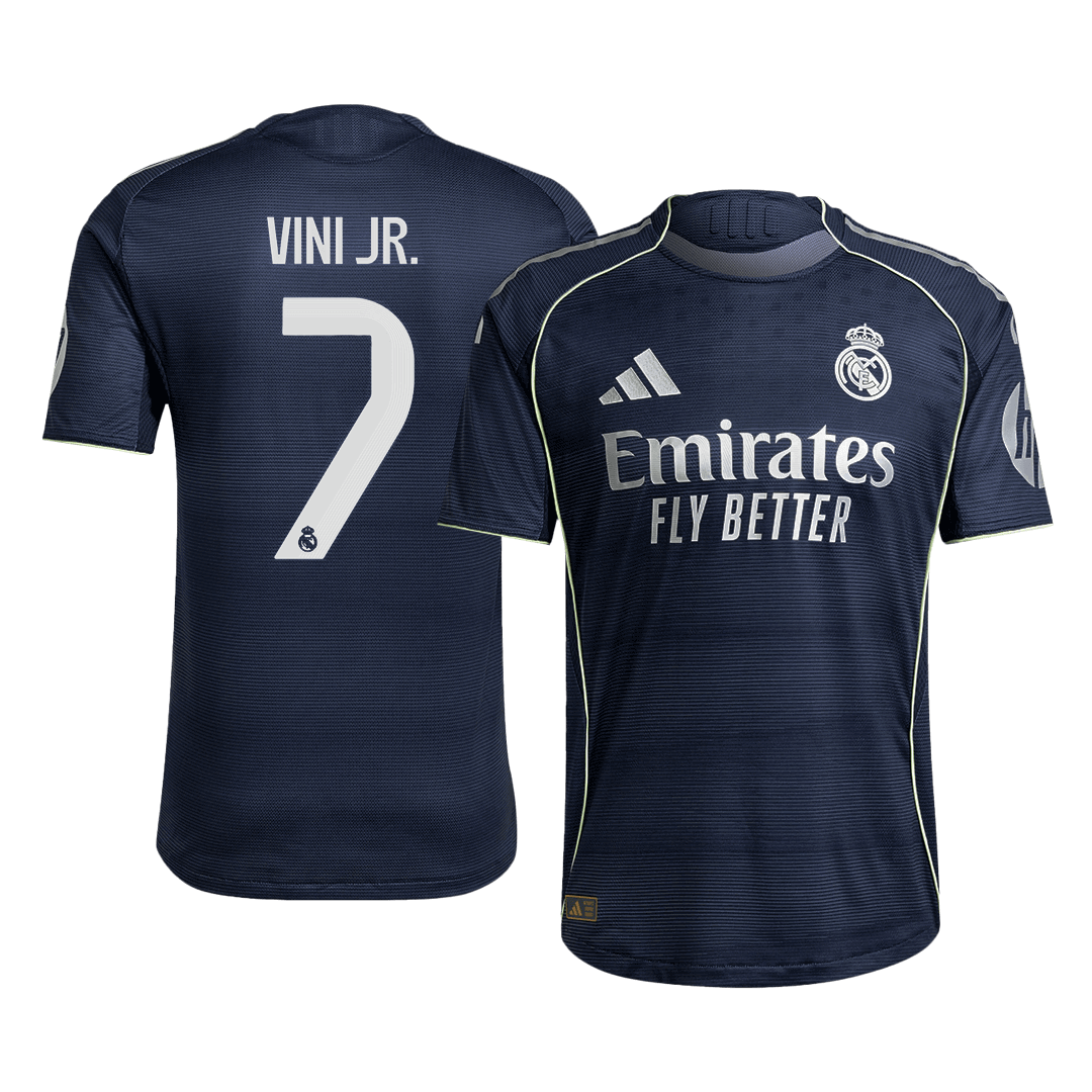 Maglia Gara Real Madrid Trasferta VINI JR. #7 Uomo 2025/26