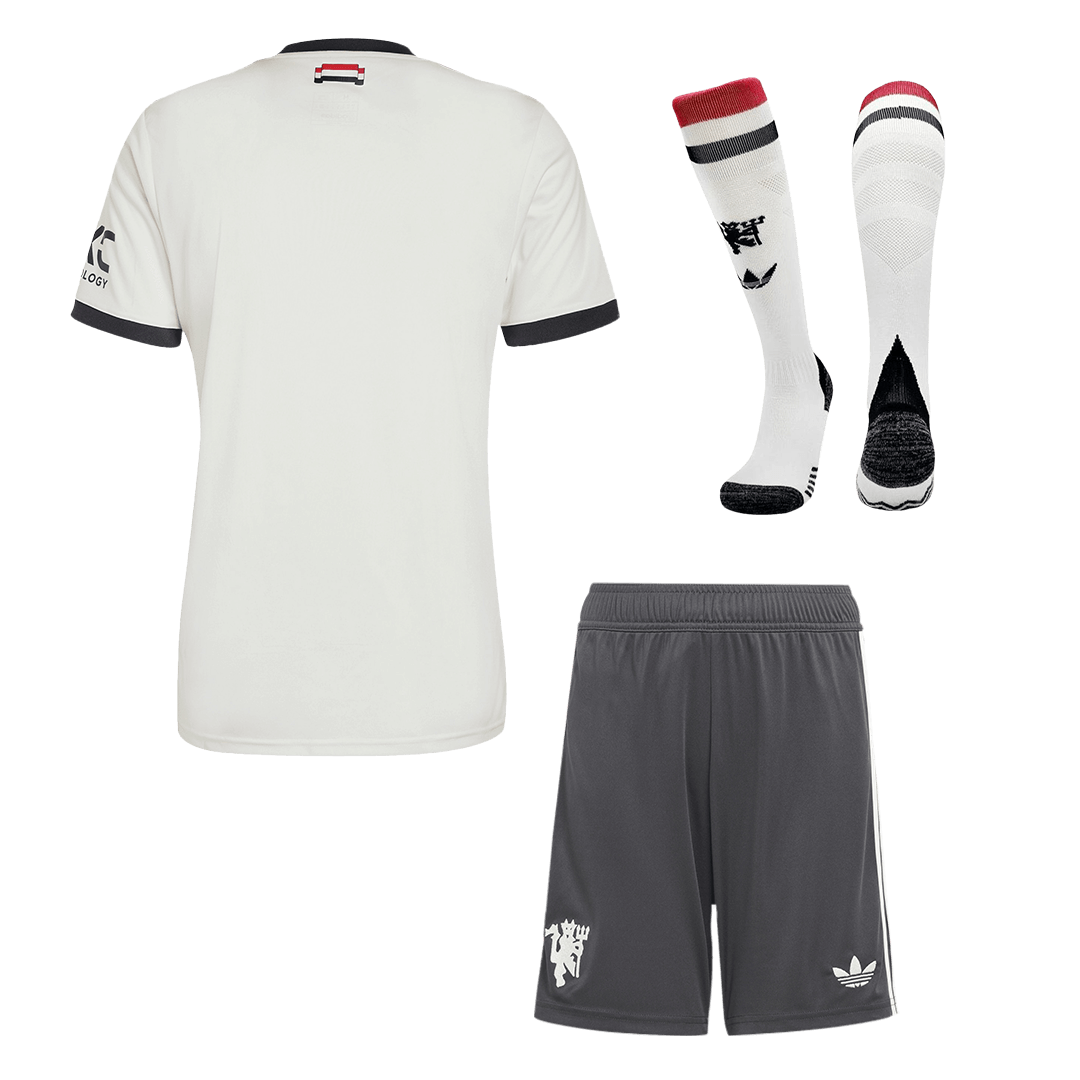 Kit Completo Manchester United Terza Uomo 2024/25 - 3 Pezzi