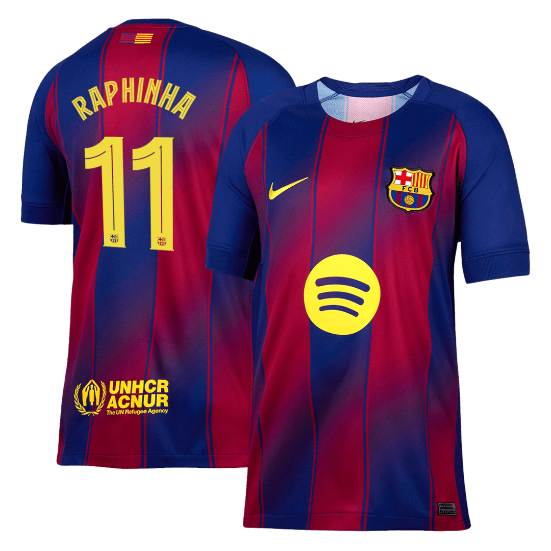Maglia Replica Barcelona Casa RAPHINHA #11 Uomo 2025/26