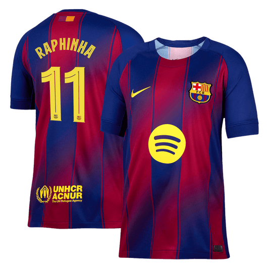 Maglia Replica Barcelona Casa RAPHINHA #11 Uomo 2025/26