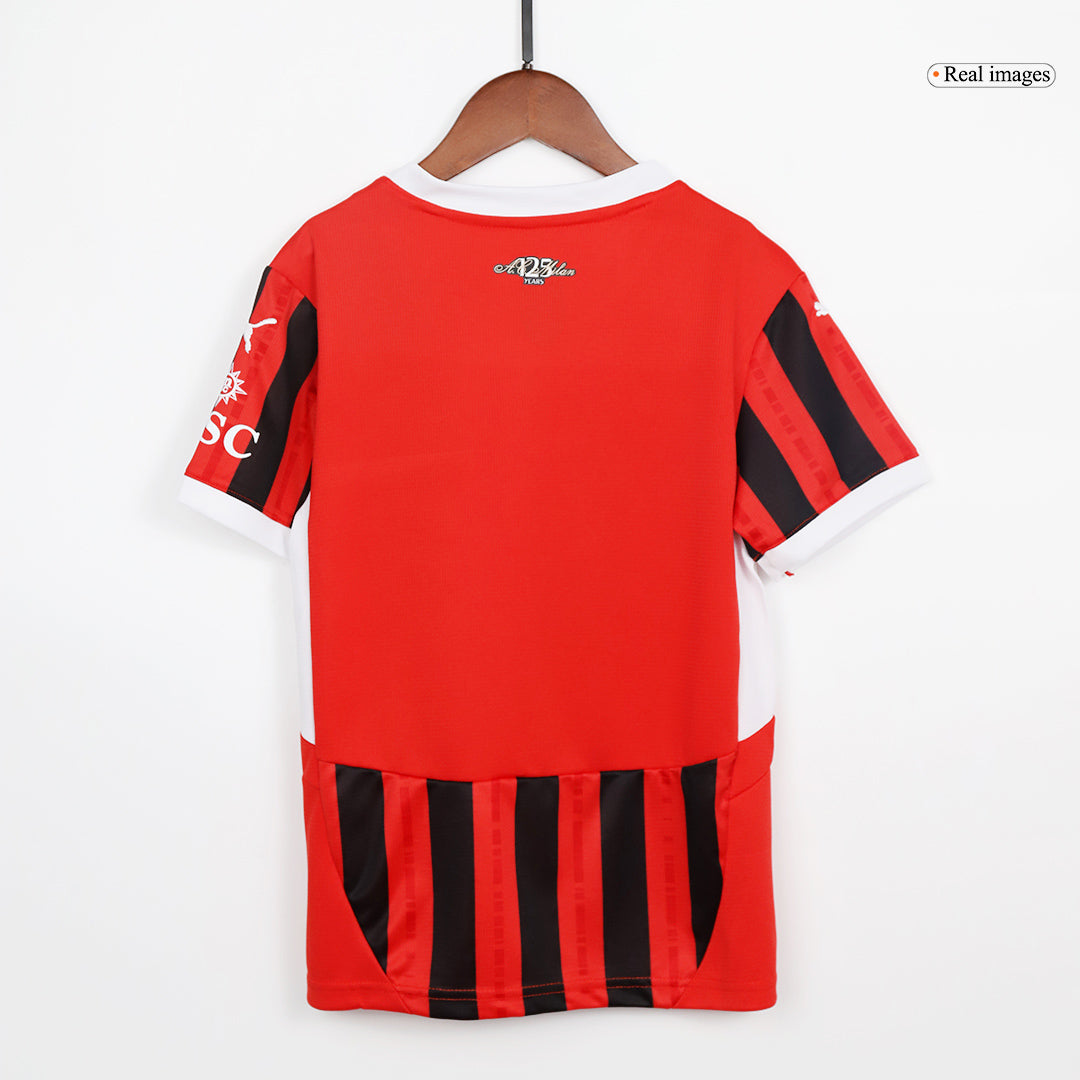 Completo Bambino AC Milan Casa 2024/25 - 2 Pezzi