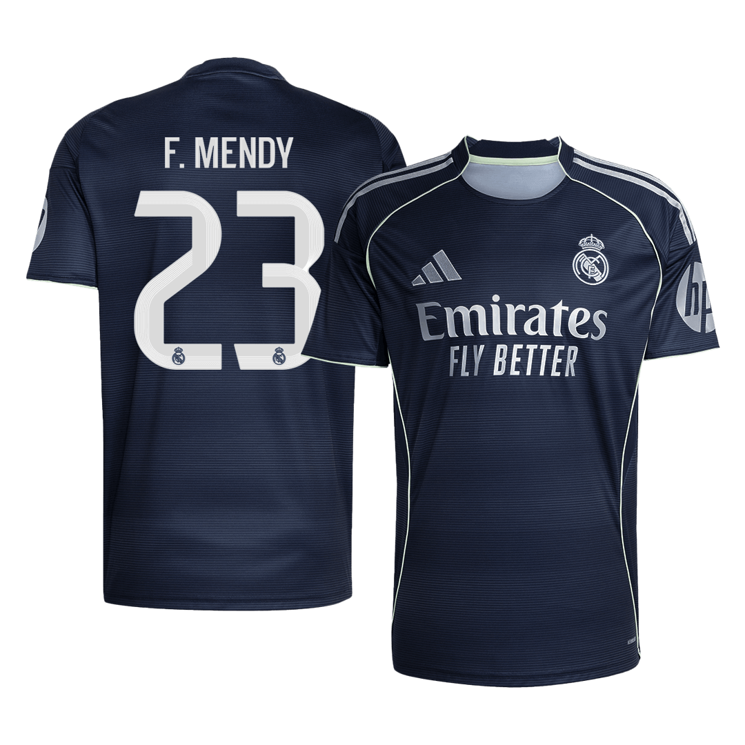 Maglia Replica Real Madrid Trasferta F.MENDY #23 Uomo 2025/26