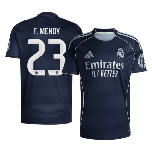 Maglia Replica Real Madrid Trasferta F.MENDY #23 Uomo 2025/26