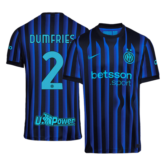 Maglia Replica Inter Milan Casa DUMFRIES #2 Uomo 2025/26