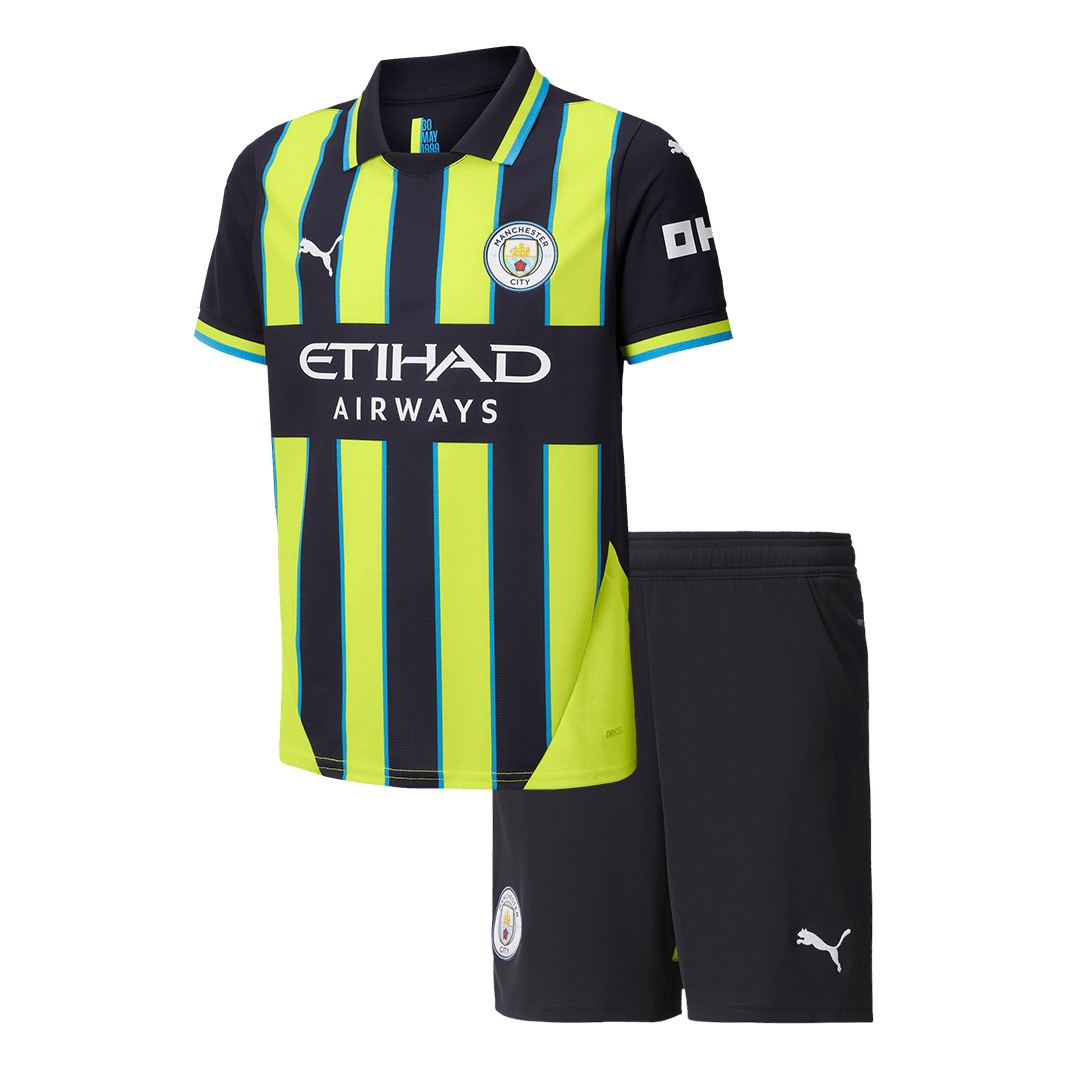 Completo Bambino Manchester City Trasferta 2024/25 - 2 Pezzi