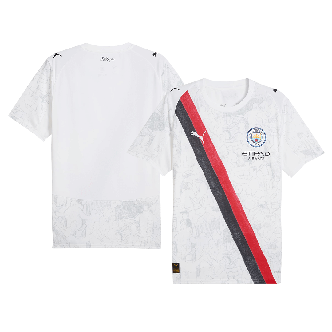 Maglia Replica Manchester City con KidSupe Uomo 2025/26 con