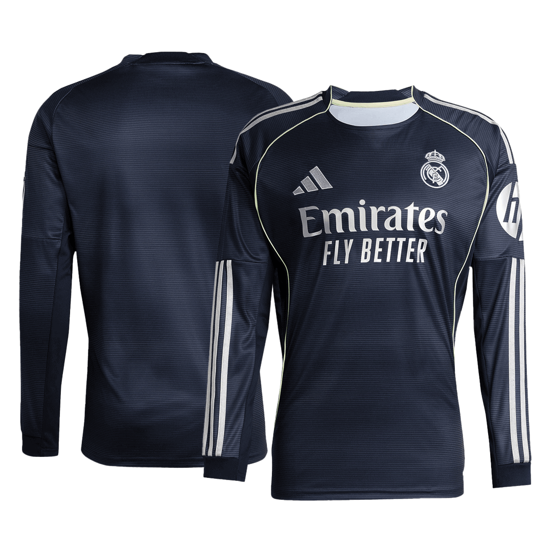 Maglia Replica Real Madrid Trasferta Uomo 2025/26 - Manica Lunga