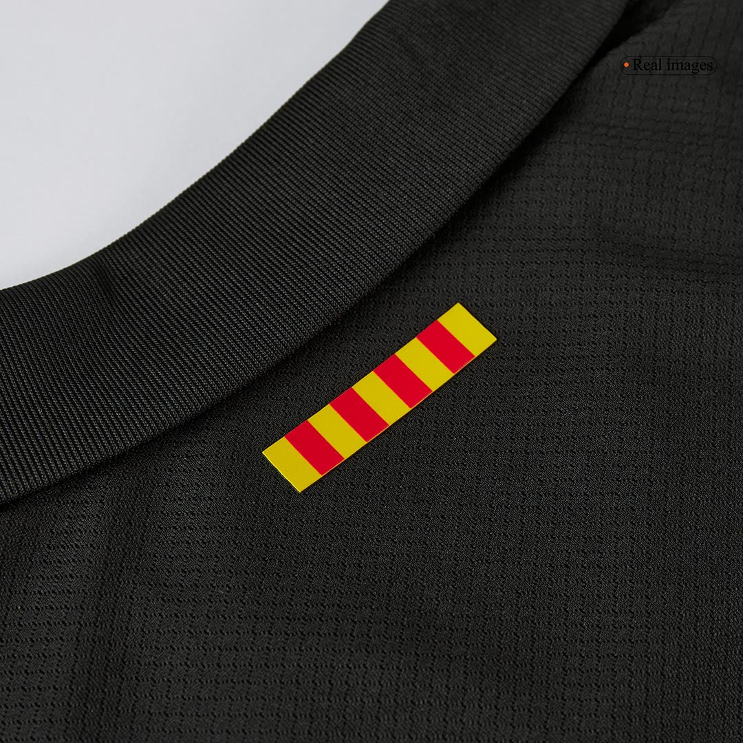 Maglia Replica Barcelona Trasferta LAMINE YAMAL #19 Uomo 2024/25 - Spotify Logo Without Text
